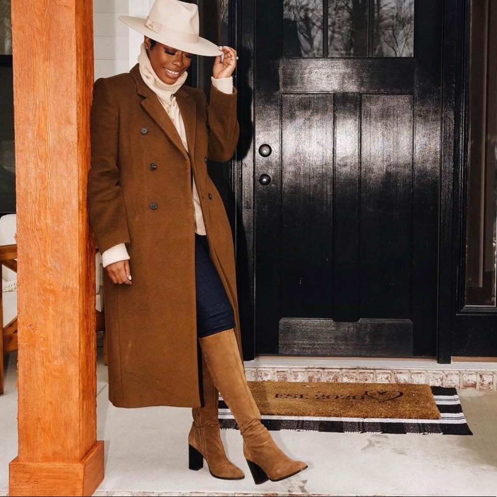 Zara Tall Leather Suede Boot